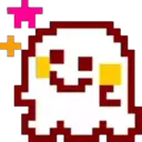 Fantasma Pixelado Alegre