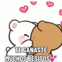 TE GANASTE MUCHOS BÉSITOS