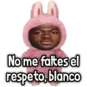 Lizo No me faltes el respeto, blanco