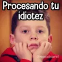 Procesando tu idiotez @rose.stickers1