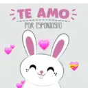 TE AMO POR ESPONJOSITO