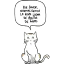 POR FAVOR, NORMALICEMOS LA ROPA LLENA DE PELITOS DE GATO