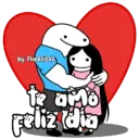 by: Florksitav te amo Feliz dia