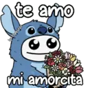 te amo by: Florksitav mi amorcita