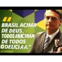 BRASIL ACIMA DE DEUS, TODOS EMCIMA DE TODOS ODELICIAA." Jair Bolsonaro Orgulho de ter Etero