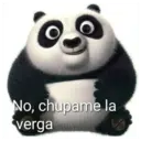 No, chupame la verga