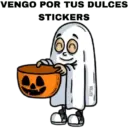 VENGO POR TUS DULCES STICKERS & BELLIES