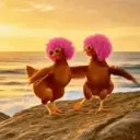 Gallinas bailando 🐔 TikTok 17