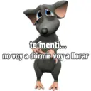 te menti... no voy a dormir voy a llorar
