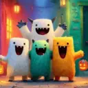 🧿Halloween Monstruitos🧟🧌 16