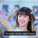 I'm super stress super stress