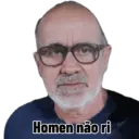 Homen não ri