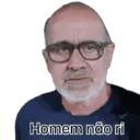 Homem não ri