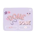 Sticker bea lilac & mauve ver 9