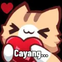 Stiker kucing lucu 8