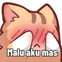 Stiker kucing lucu 12
