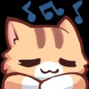 Stiker kucing lucu 17