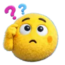Emojis Amarillos peluditos 💛🟡 19