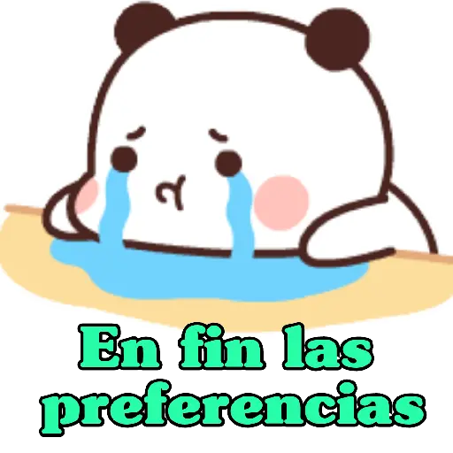 En fin las
preferencias