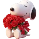 💐🌹Snoopy Ramo Buchón🌹 5