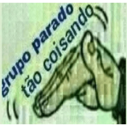 grupo parado tão coisando