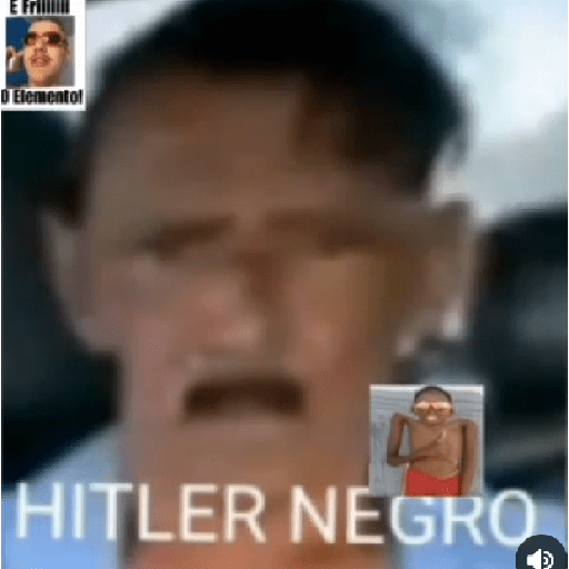 E Fril O Elemento! HITLER NEGRO