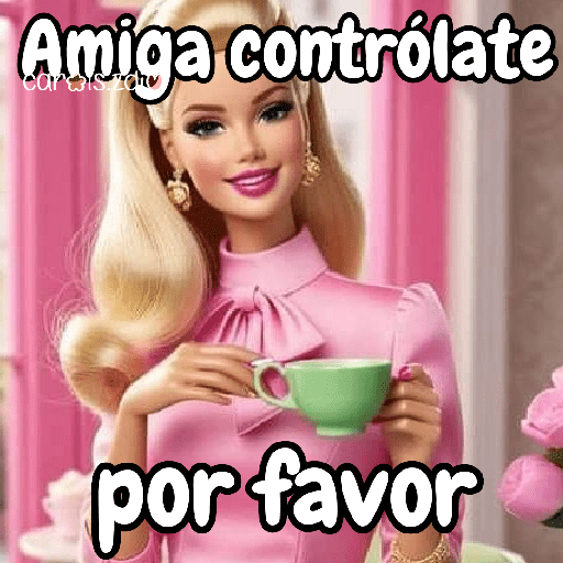 Barbie para contestar 👗🎀💅 5