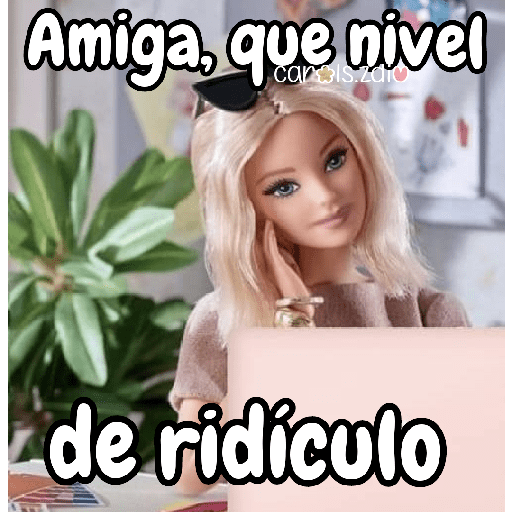 Barbie para contestar 👗🎀💅 13
