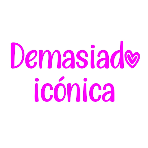 Demasiado icónica
