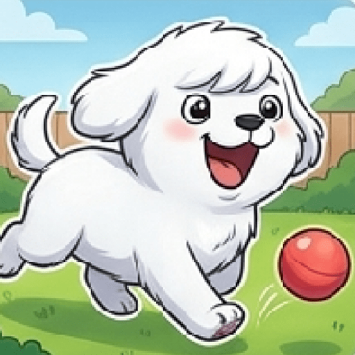 Cute Perro Blanco Mood 🐾 7