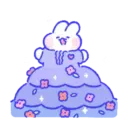 Purple Bunny 19