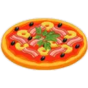 Pizza fumegante